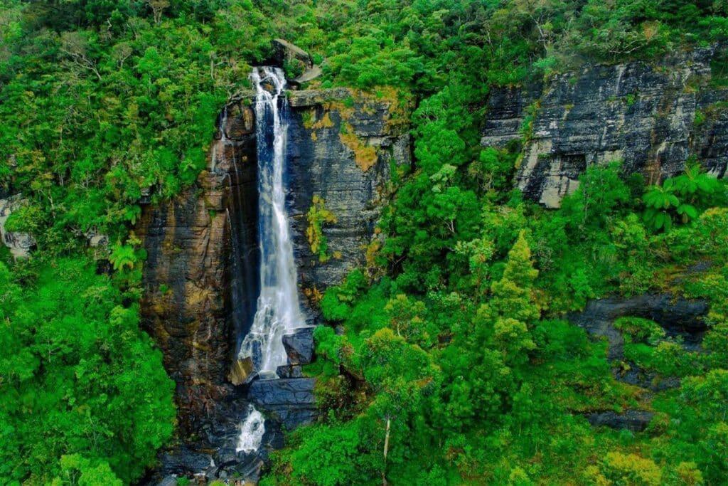 Lover’s leap waterfall